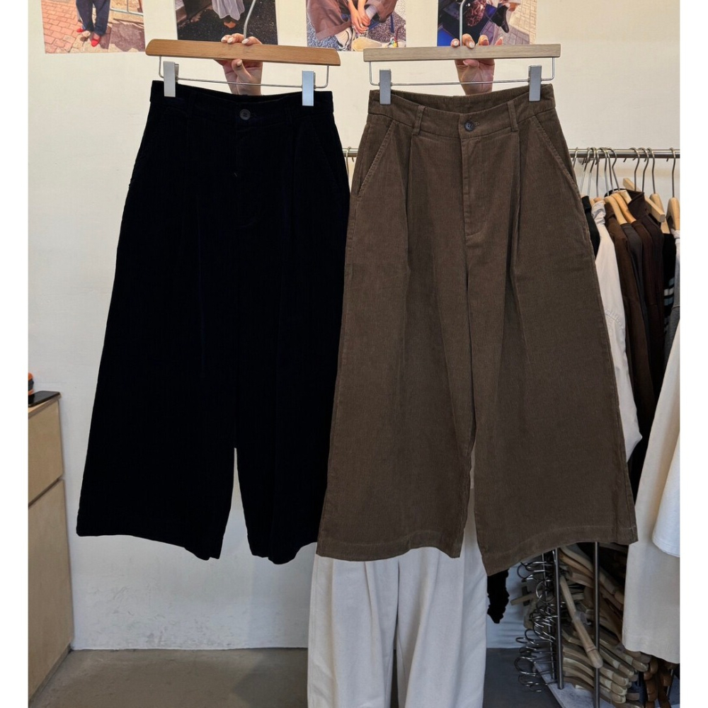 進入10月了，接下來的天氣🍂今年秋冬的必要元素燈心絨休閒褲-細節圖6