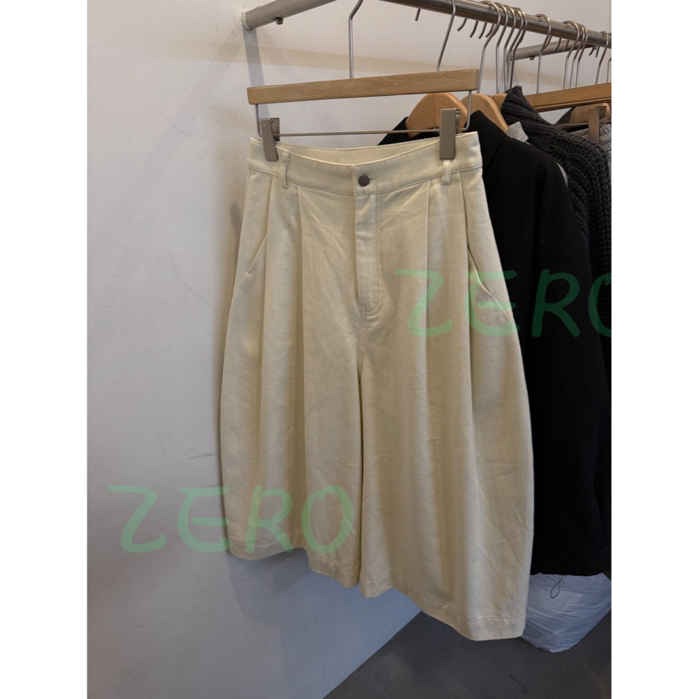 進入10月了，接下來的天氣🍂~中腰9分寬闊休閒褲-細節圖3