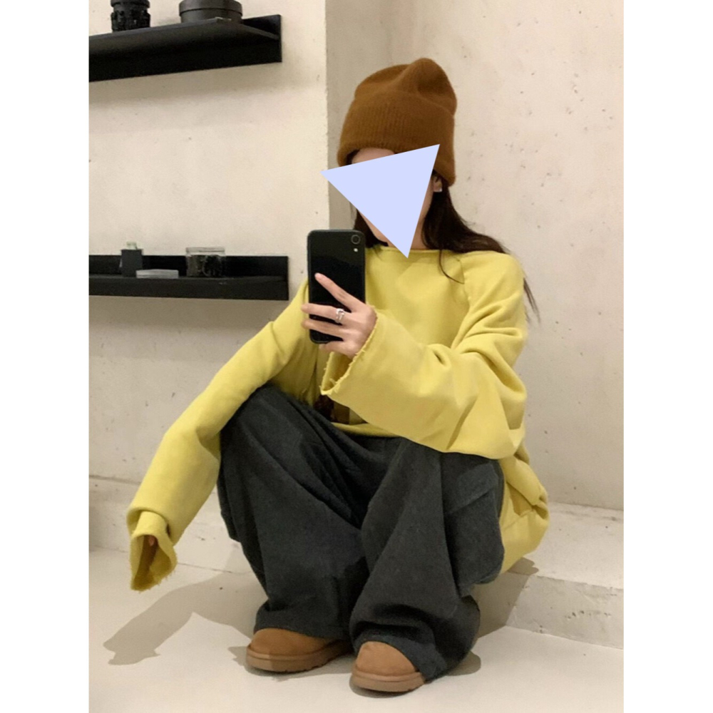 12月零動腦的穿搭公式~陷入選色障礙的時候捲邊寬鬆長tee-細節圖6