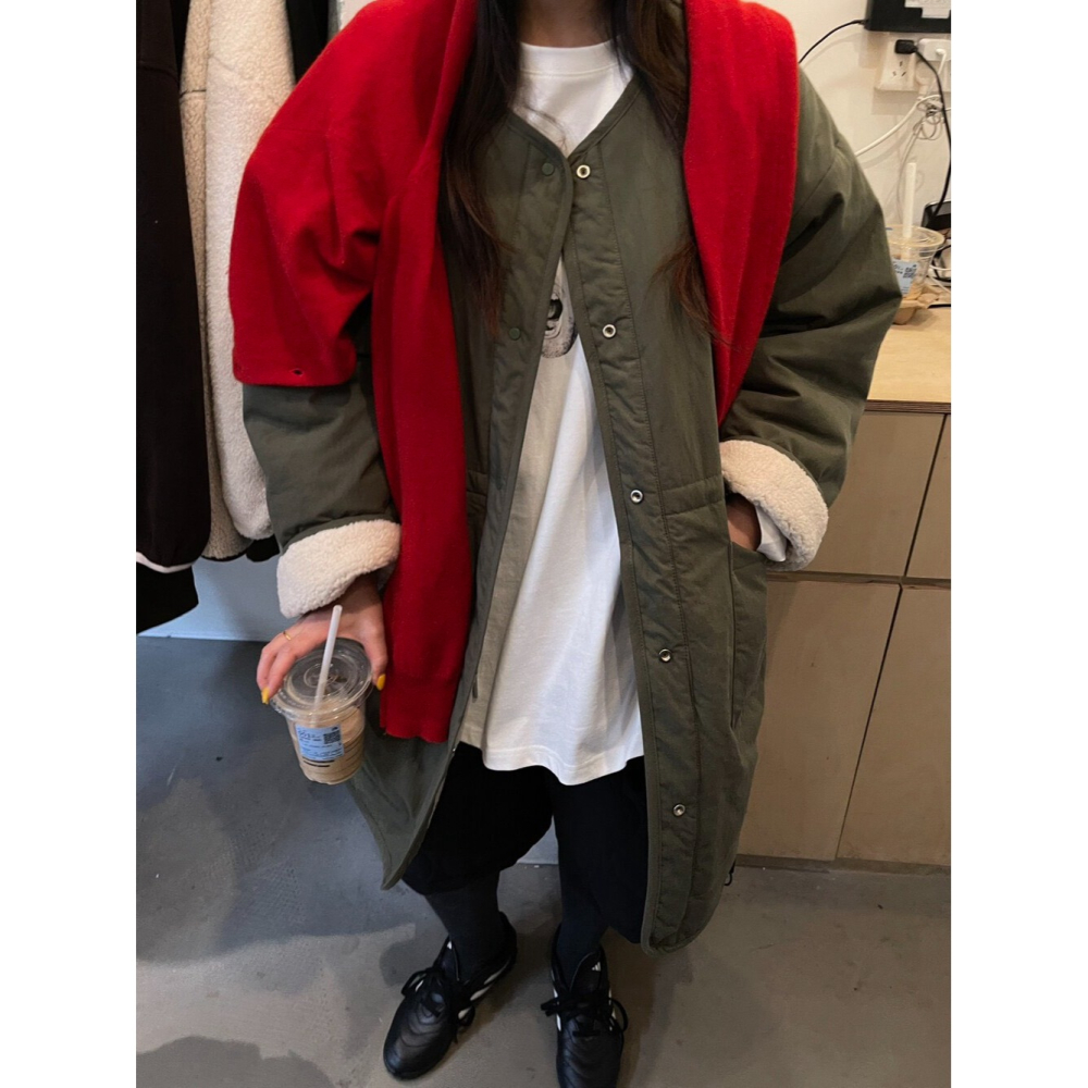 12月零動腦的穿搭公式~時髦雙面2穿寶款收腰休閒外套-細節圖3