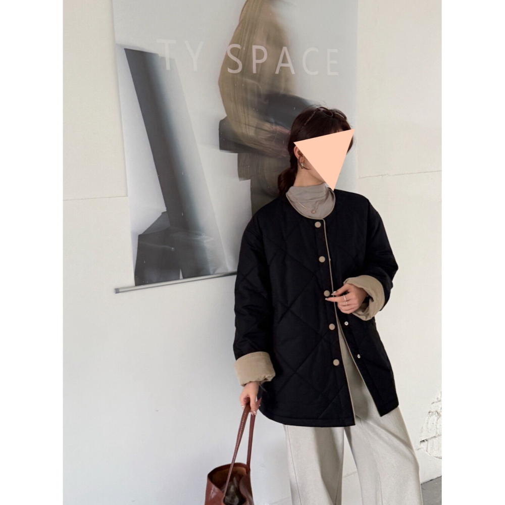 12月零動腦的穿搭公式~自體散發了又帥又自然水洗菱格休閒外套-細節圖2