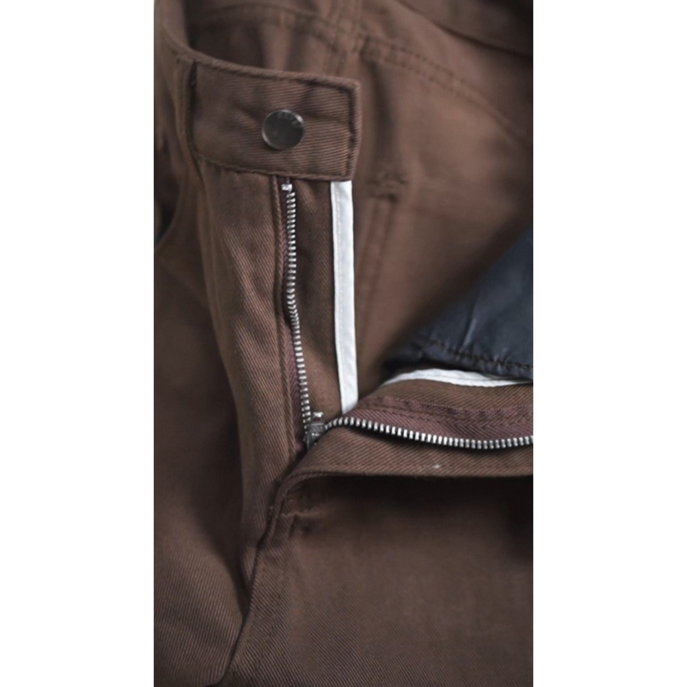 12月零動腦的穿搭公式~下半身就是時髦進階款復古色口袋牛仔工裝褲-細節圖6