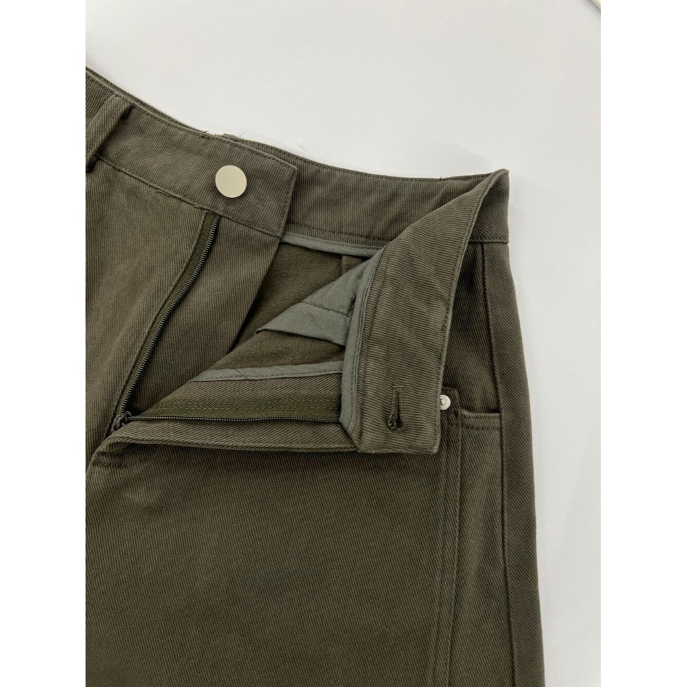 12月零動腦的穿搭公式~復古鬆弛感彎刀休閒褲(配格紋腰帶腰包)-細節圖5