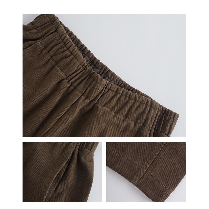 1月日常穿搭零動腦的漂亮好朋友~實在是很難讓人不喜歡啊直筒休閒褲-細節圖9