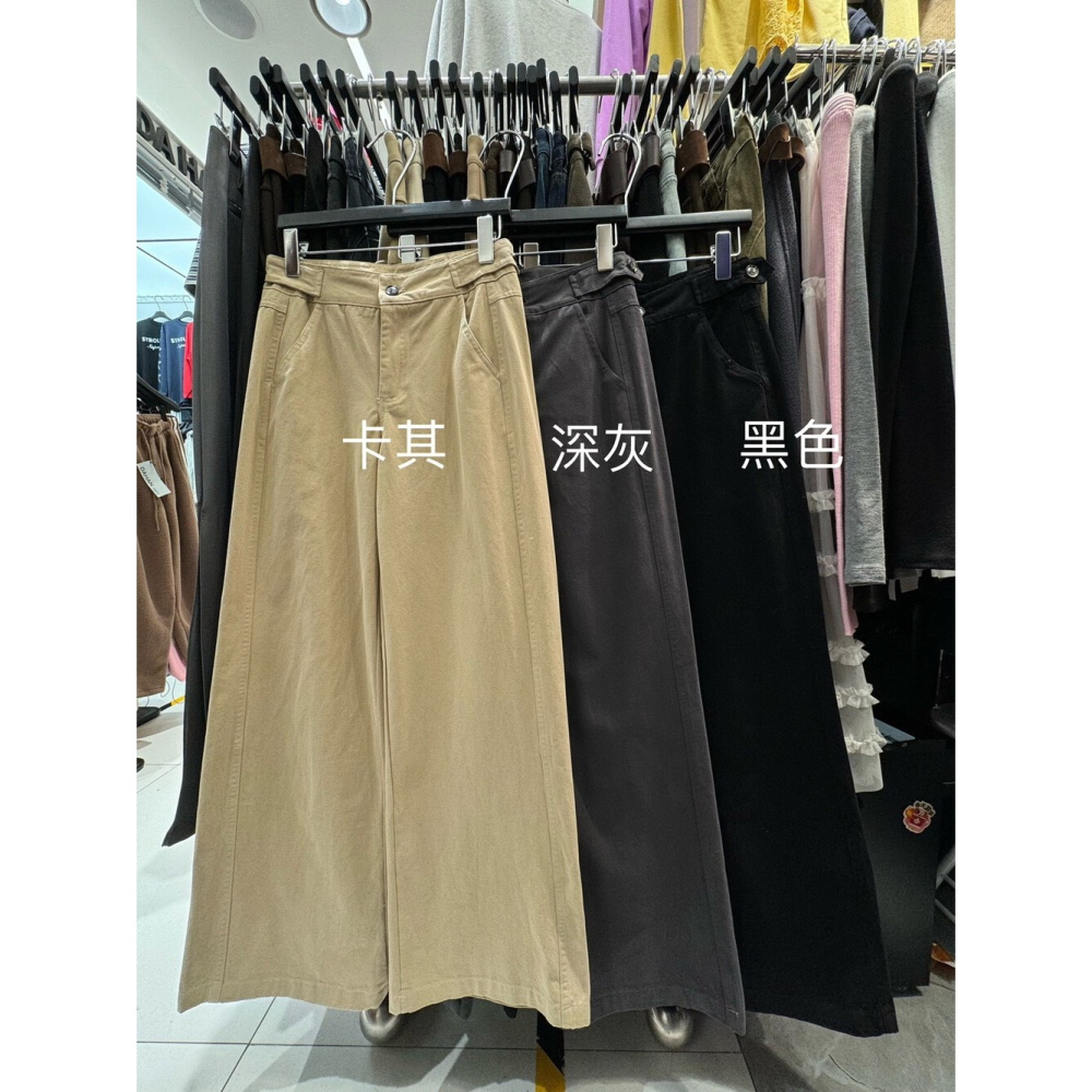 1月日常穿搭零動腦的漂亮好朋友~＂春＂看就是喜歡直筒休閒褲-細節圖6