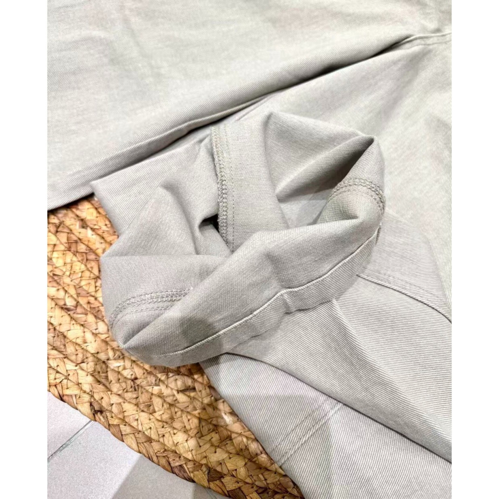 1月日常穿搭零動腦的漂亮好朋友~＂春＂復古做舊工裝彎刀牛仔褲-細節圖6