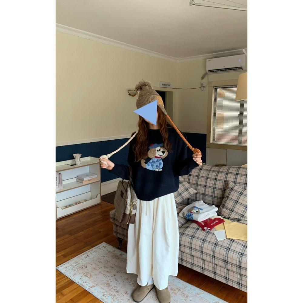 1月日常穿搭零動腦的漂亮好朋友~＂春＂梨形身材先包色再說8分抽繩燈芯絨休閒褲-細節圖3