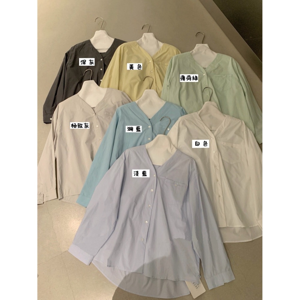 3月早春~經典百搭v領襯衫-細節圖8