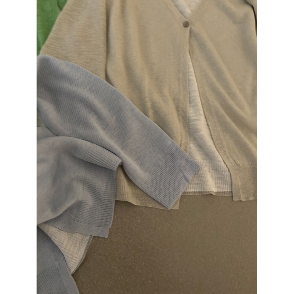 3月早春~色系好好看撞色假兩件針織衫-細節圖4