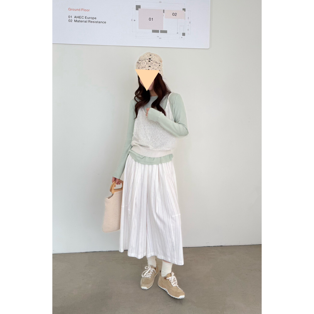 3月早春~胖瘦可以駕馭8分直條休閒褲-細節圖3