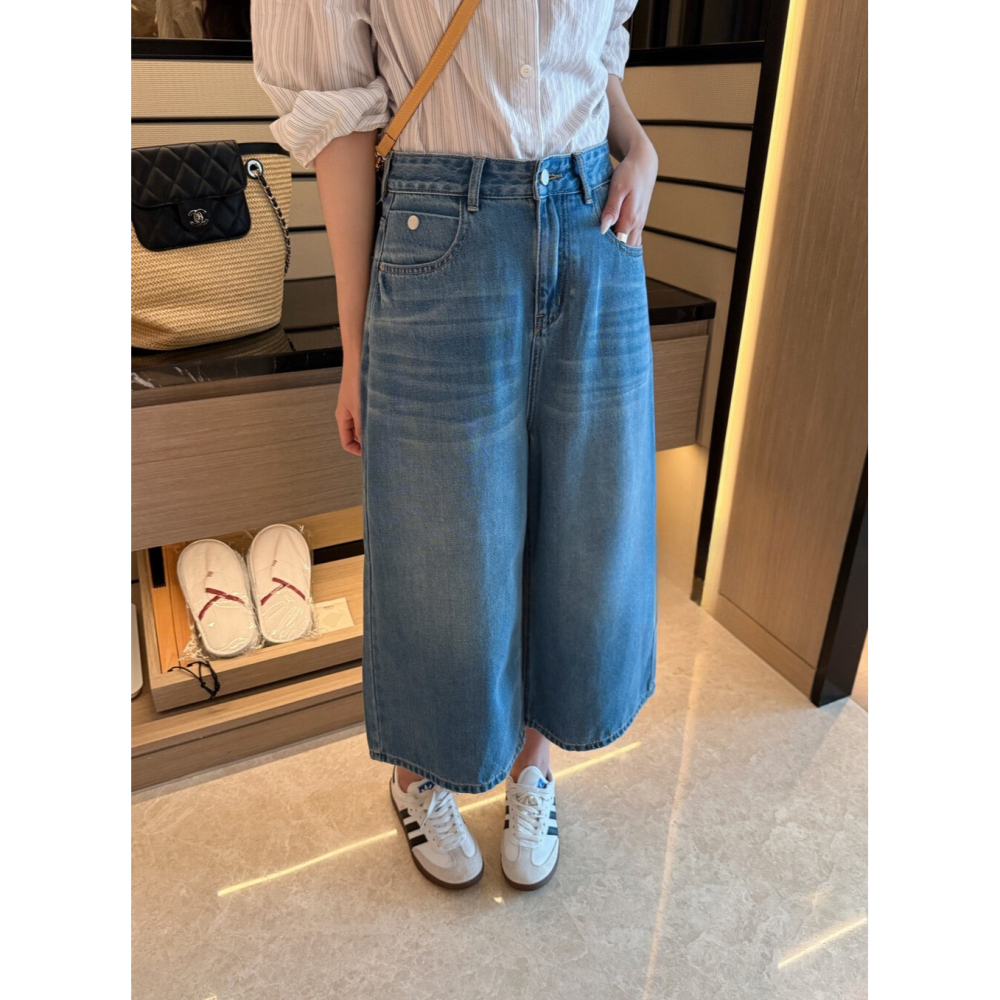 4月遲早要迎接暖春盛夏~小個子必備推薦7~8分牛仔褲-細節圖2