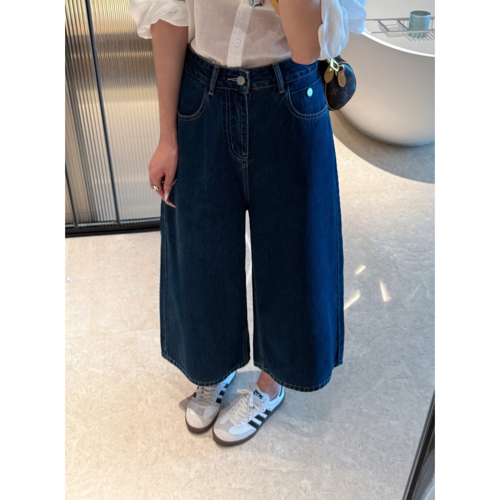 4月遲早要迎接暖春盛夏~小個子必備推薦7~8分牛仔褲-細節圖3