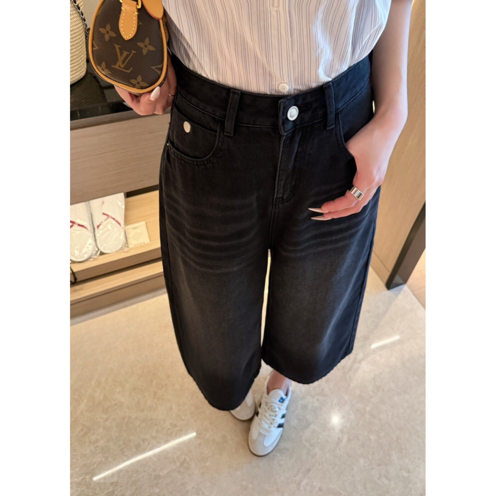 4月遲早要迎接暖春盛夏~小個子必備推薦7~8分牛仔褲-細節圖5