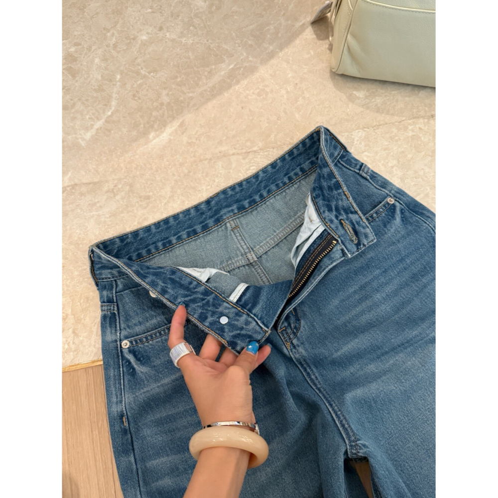 4月遲早要迎接暖春盛夏~小個子必備推薦7~8分牛仔褲-細節圖6