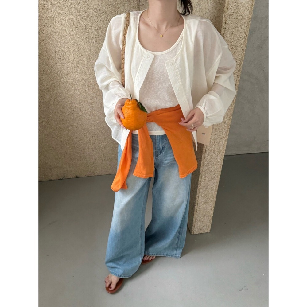4月遲早要迎接暖春盛夏~簡約超舒服防曬衫+背心-細節圖5