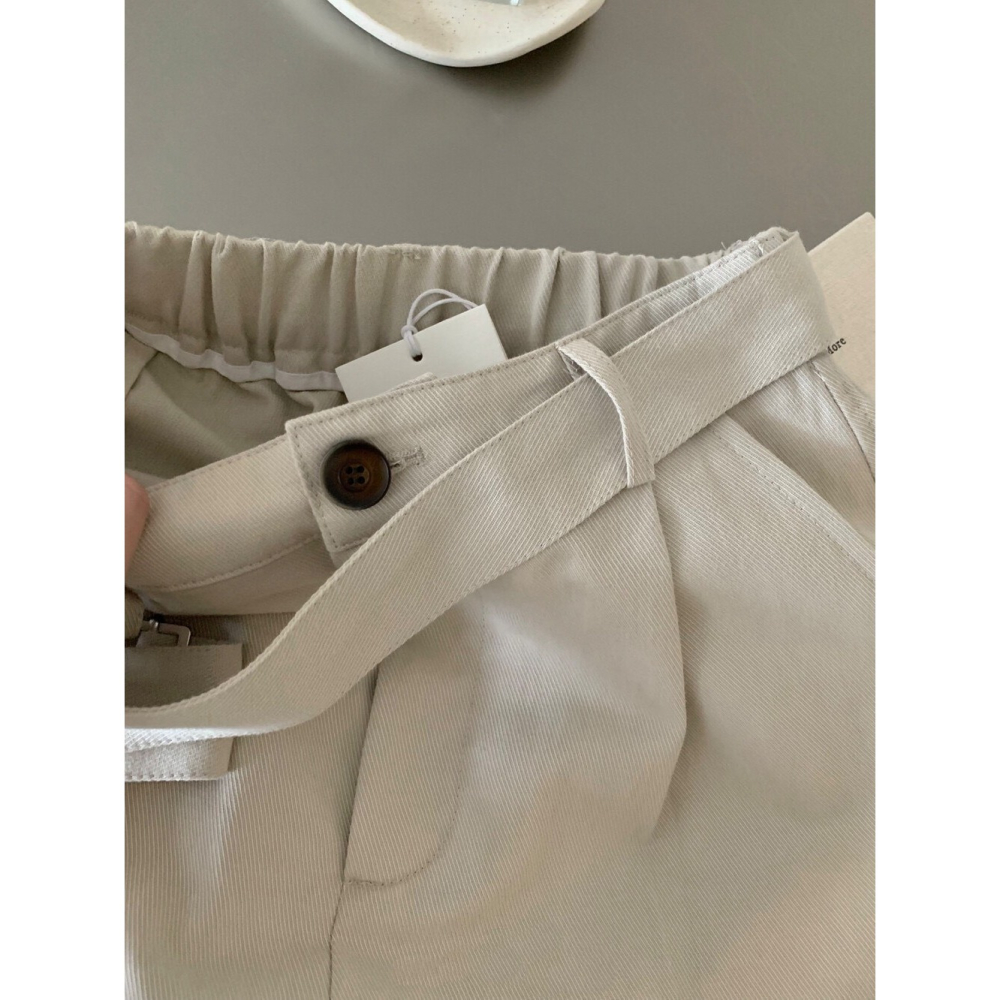 4月遲早要迎接暖春盛夏~百搭慵懶寬鬆7分休閒褲-細節圖5