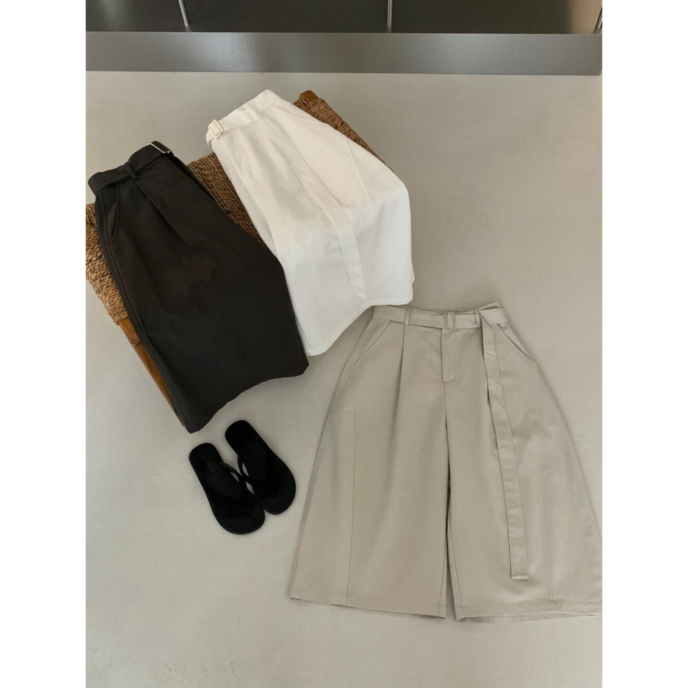 4月遲早要迎接暖春盛夏~百搭慵懶寬鬆7分休閒褲-細節圖8