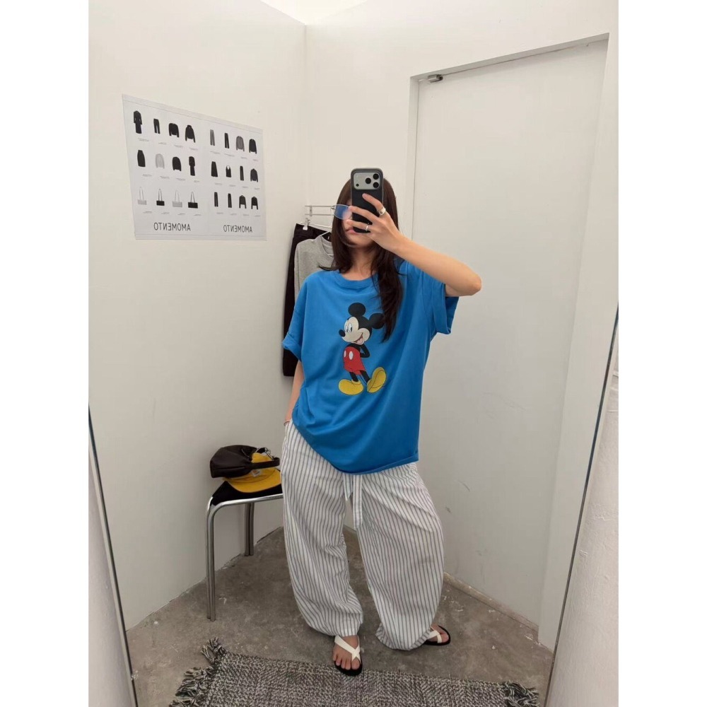 4月遲早要迎接暖春盛夏~卡通印花短T-細節圖2