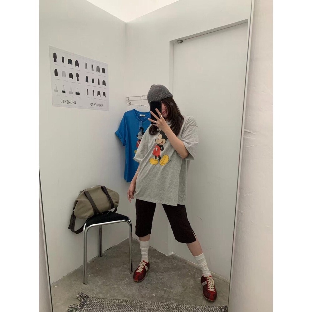 4月遲早要迎接暖春盛夏~卡通印花短T-細節圖3