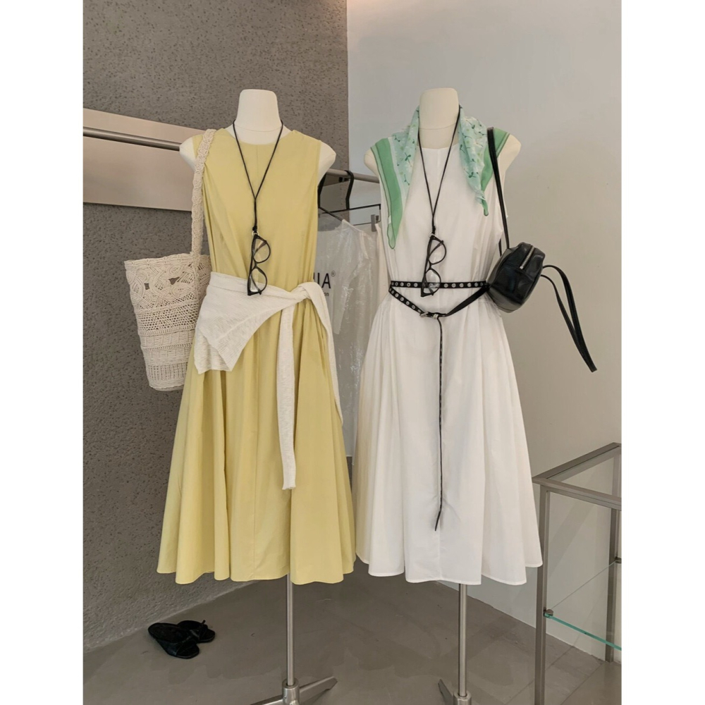 4月遲早要迎接暖春盛夏~藏屁股藏大腿長度完美連身裙-細節圖5