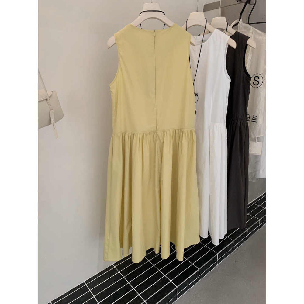 4月遲早要迎接暖春盛夏~藏屁股藏大腿長度完美連身裙-細節圖9