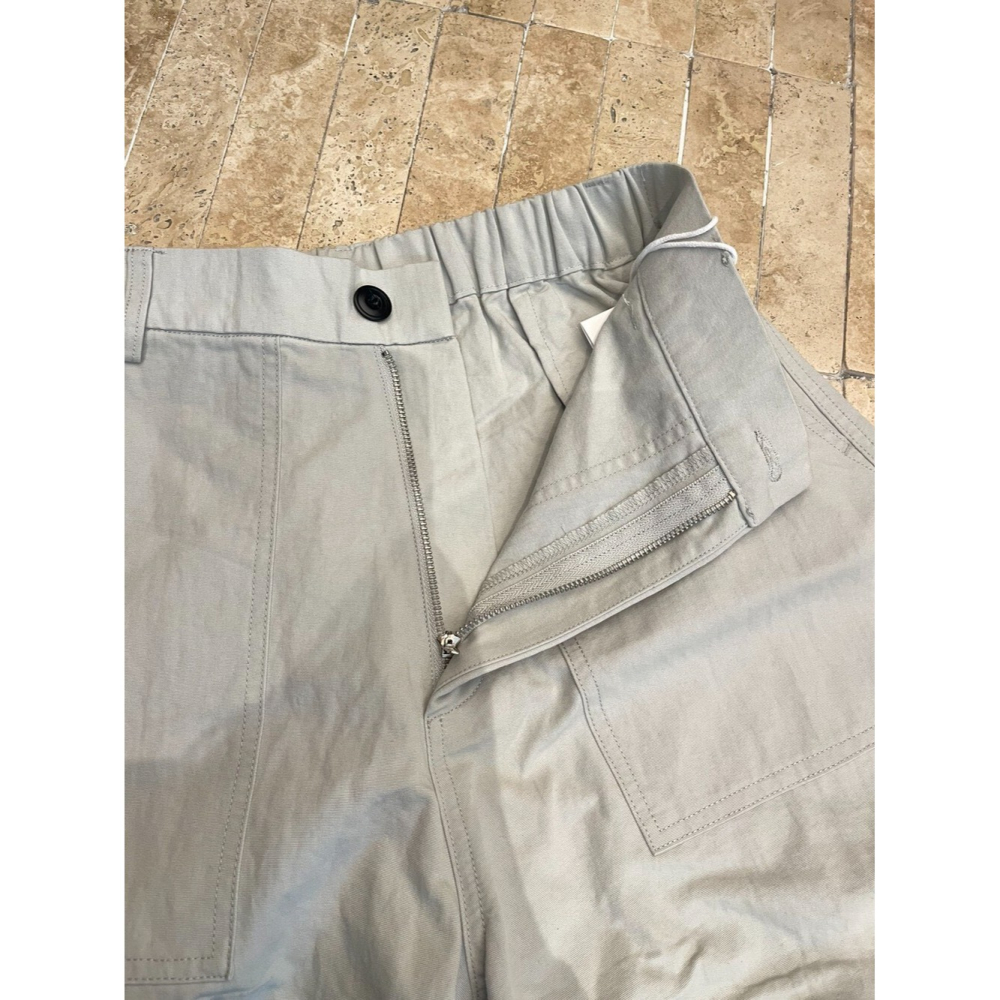 4月遲早要迎接暖春盛夏~口袋工裝7分休閒褲-細節圖7