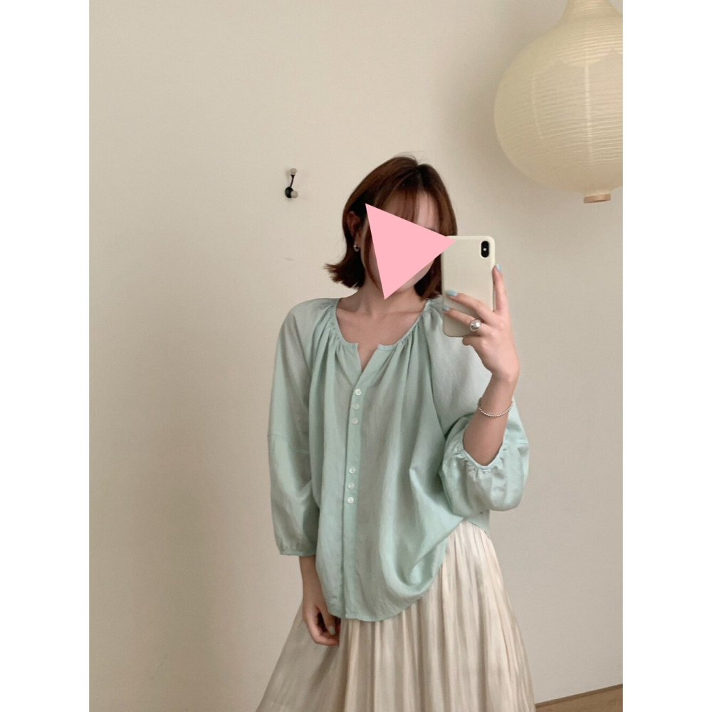 4月遲早要迎接暖春盛夏~法式度假防曬娃娃衫-細節圖3