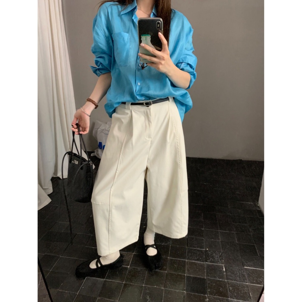 4月遲早要迎接暖春盛夏~百搭神褲8分休閒褲-細節圖2