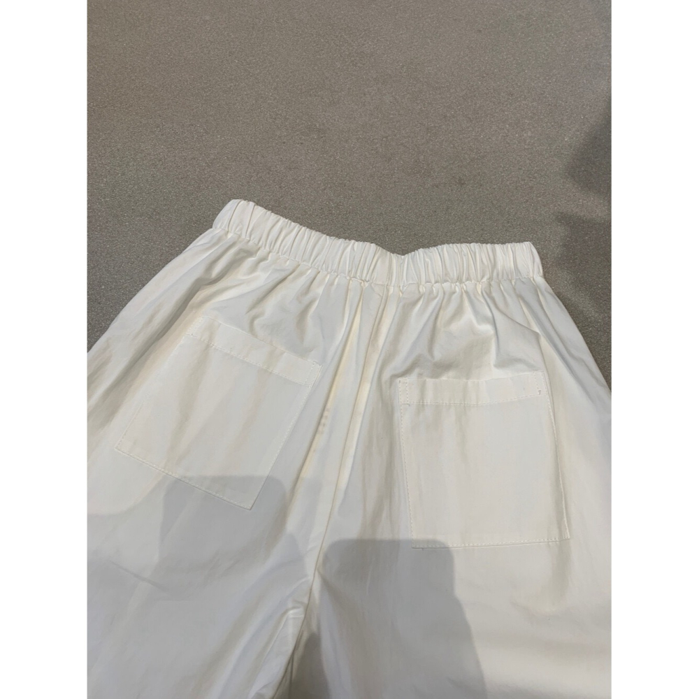 7月~材質輕薄透，上身隨便搭件短版T-shirt或小背心， 視覺比例直接拉長，鬆弛感拉滿 大口袋微氣球工裝褲-細節圖4