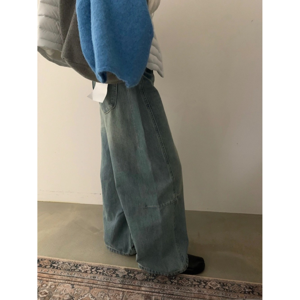 9月~最近找到這條剪裁很神默默被問爆的牛仔褲⋯👖 水洗牛仔褲-細節圖2