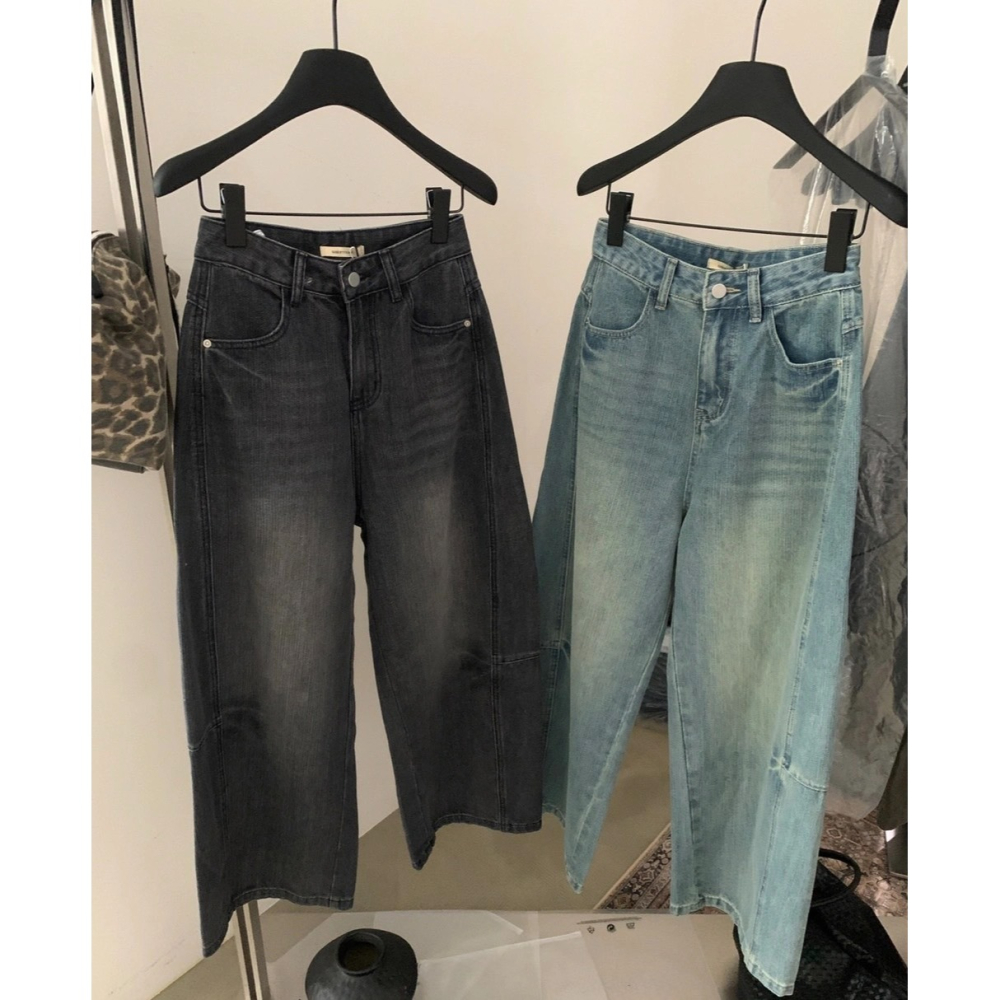 9月~最近找到這條剪裁很神默默被問爆的牛仔褲⋯👖 水洗牛仔褲-細節圖9