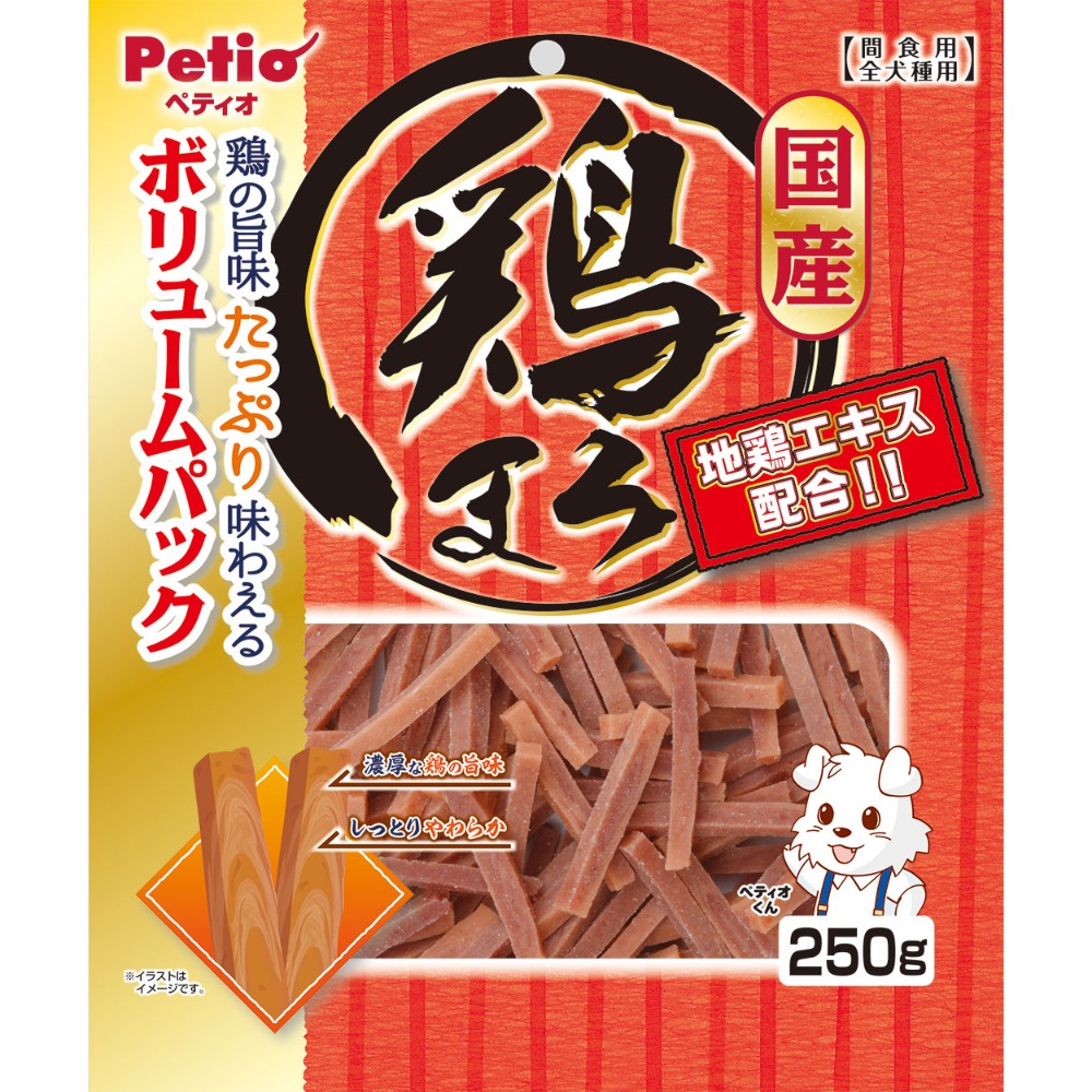 日本 petio 狗零食 軟式零食 活力系列 新鮮雞肉 天然 狗點心 獎勵點心-規格圖1