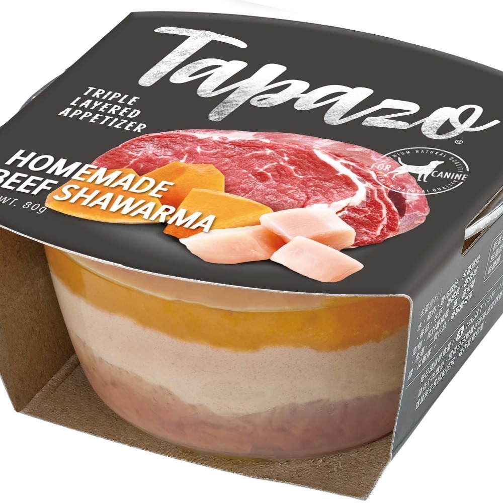 TAPAZO 特百滋 狗罐頭 三層杯 80g 主食罐 雙炫慕斯杯78g 犬罐頭 罐頭 罐罐 犬罐-細節圖5