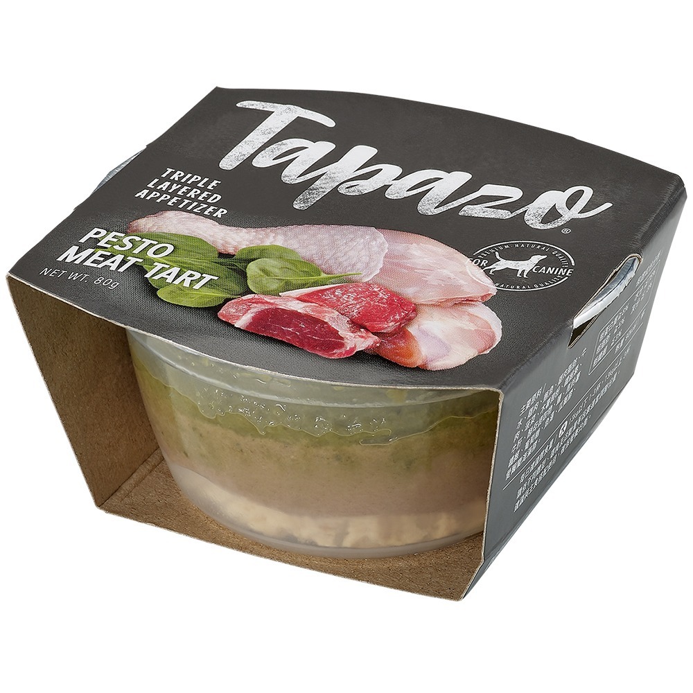 TAPAZO 特百滋 狗罐頭 三層杯 80g 主食罐 雙炫慕斯杯78g 犬罐頭 罐頭 罐罐 犬罐-規格圖2