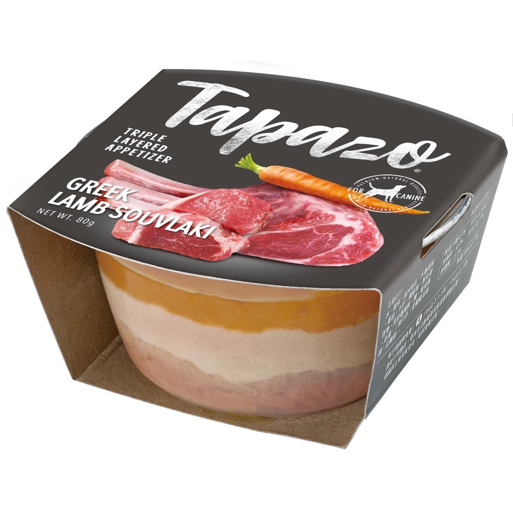 TAPAZO 特百滋 狗罐頭 三層杯 80g 主食罐 雙炫慕斯杯78g 犬罐頭 罐頭 罐罐 犬罐-規格圖3