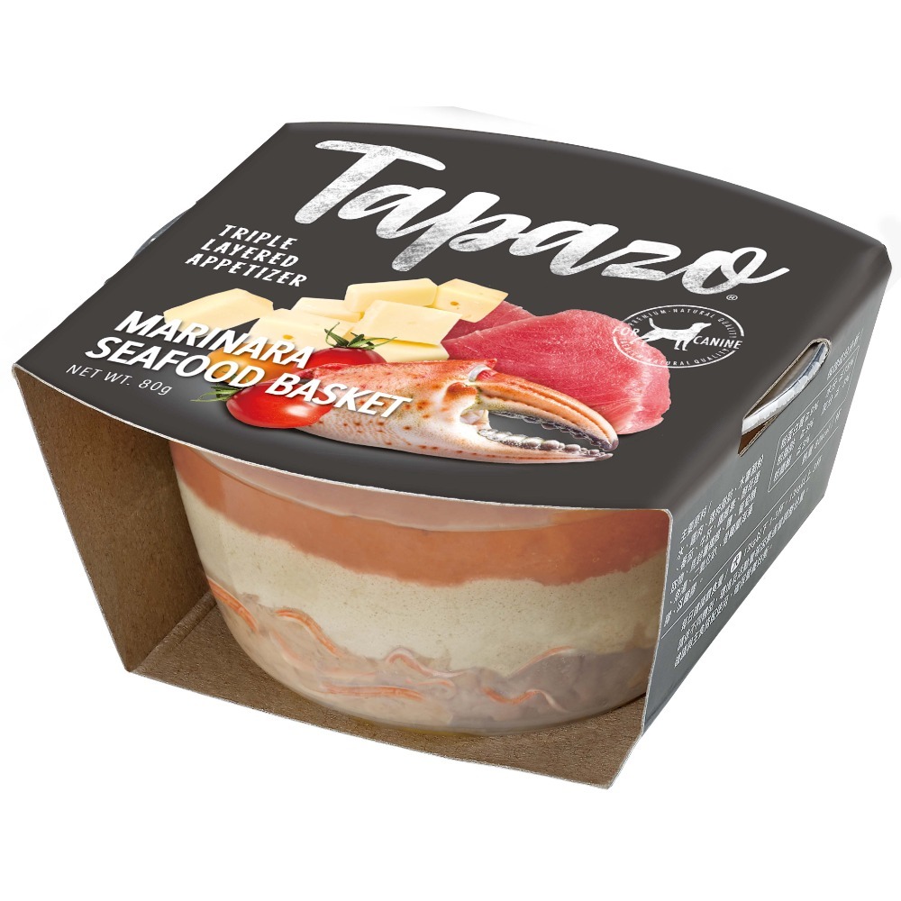 TAPAZO 特百滋 狗罐頭 三層杯 80g 主食罐 雙炫慕斯杯78g 犬罐頭 罐頭 罐罐 犬罐-規格圖6