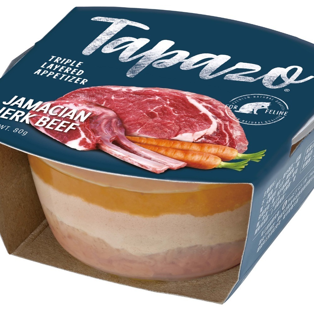 TAPAZO 特百滋 貓罐頭 三層杯 80g 主食罐 寵物罐頭 雙炫慕斯杯78g 罐頭 三層杯 罐罐 貓罐 貓餐包-細節圖3
