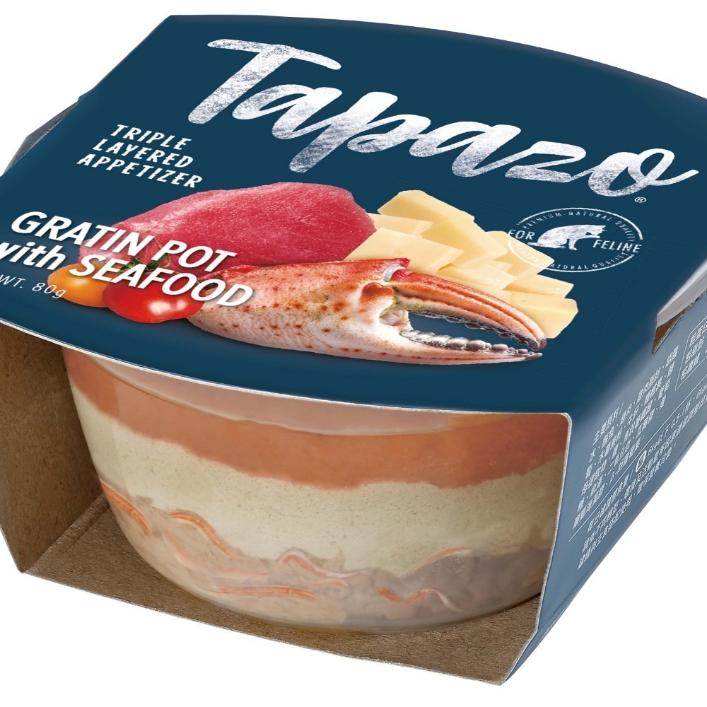 TAPAZO 特百滋 貓罐頭 三層杯 80g 主食罐 寵物罐頭 雙炫慕斯杯78g 罐頭 三層杯 罐罐 貓罐 貓餐包-細節圖6