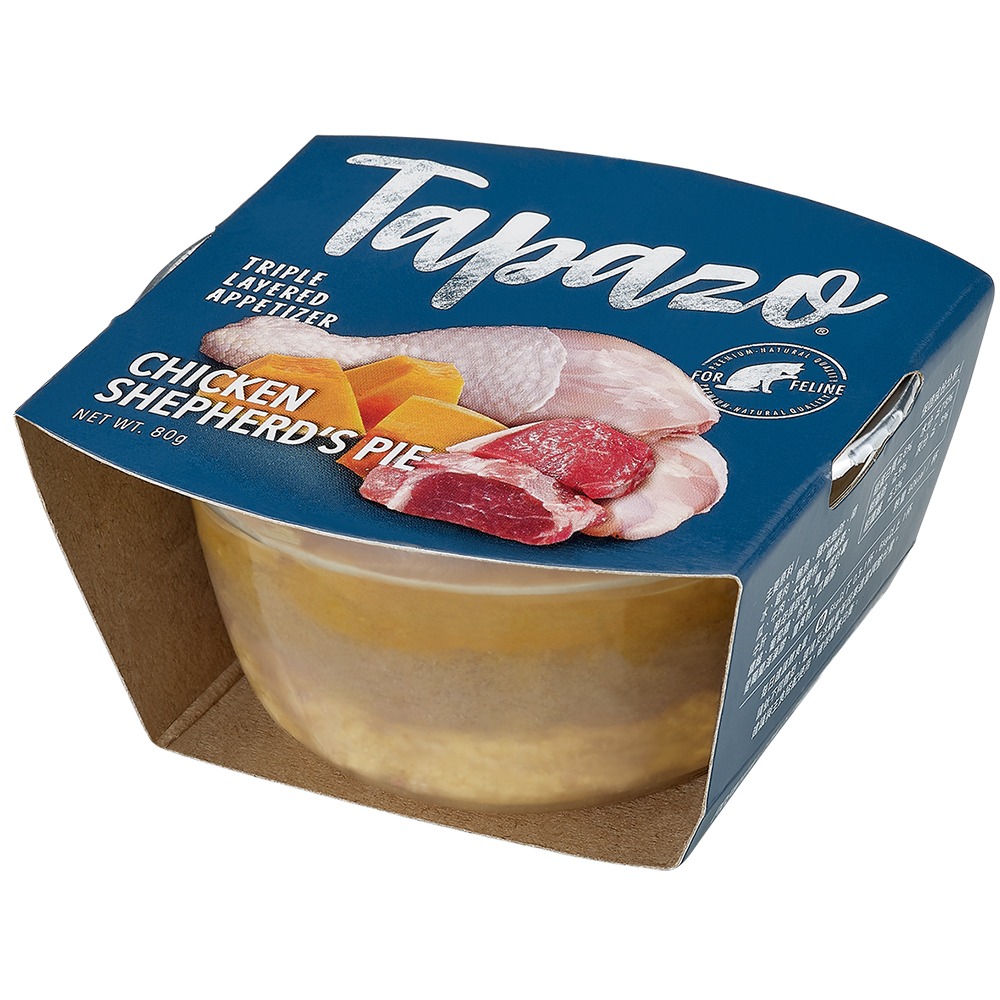 TAPAZO 特百滋 貓罐頭 三層杯 80g 主食罐 寵物罐頭 雙炫慕斯杯78g 罐頭 三層杯 罐罐 貓罐 貓餐包-規格圖8