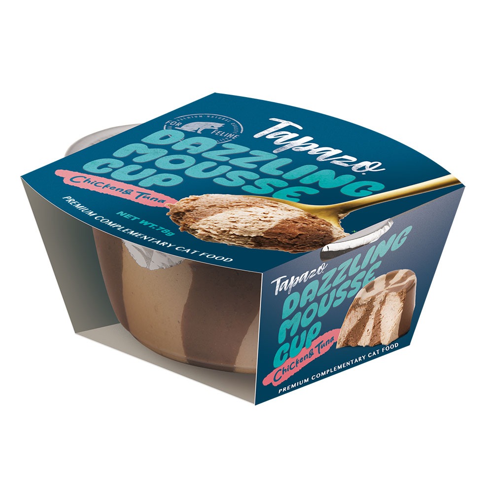 TAPAZO 特百滋 貓罐頭 三層杯 80g 主食罐 寵物罐頭 雙炫慕斯杯78g 罐頭 三層杯 罐罐 貓罐 貓餐包-規格圖8