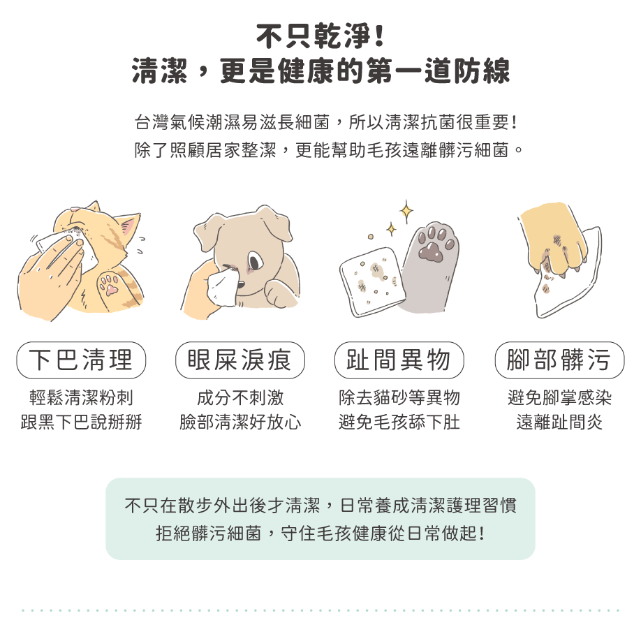 寵物 濕式衛生紙 12抽 46抽 可沖馬桶 寵物專屬配方 寵物濕紙巾 濕紙巾 減法原則 汪喵 星球-細節圖4