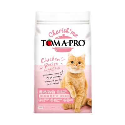 優格 貓飼料 親親系列 無穀 TOMA-PRO 5磅2.27公斤 成貓 腸胃敏感配方 泌尿道 高肉量