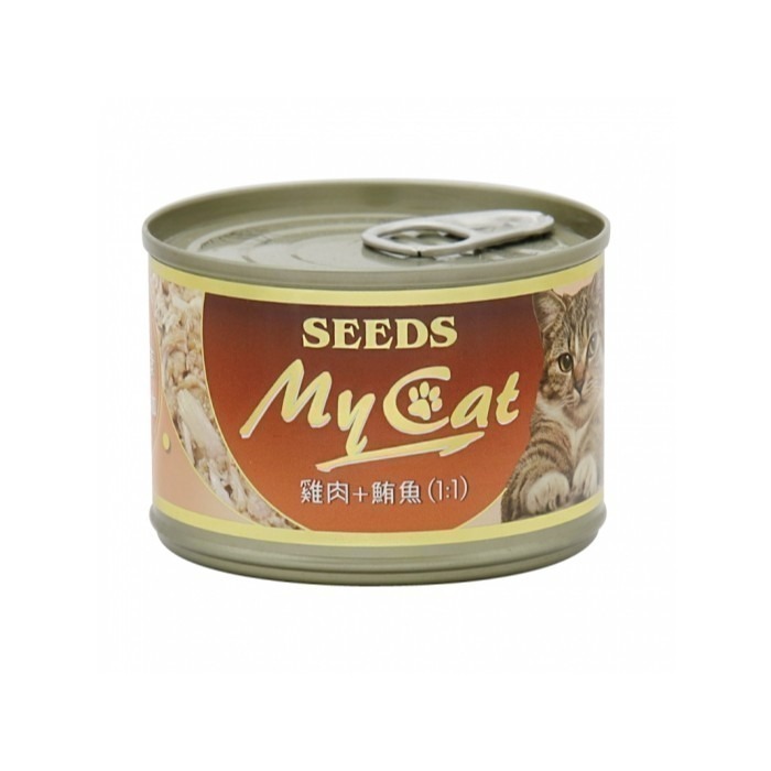 【整箱賣場】惜時 SEEDS 大My cat 大貓罐 170g 機能貓罐 白肉 我的貓 貓罐頭 貓餐盒 mycat-細節圖2