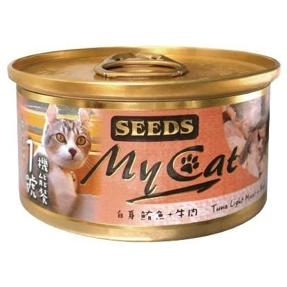 Seeds 惜時 小 My Cat 貓罐頭 85g 我的貓 機能餐貓罐 貓餐包 貓餐盒 myact-細節圖2