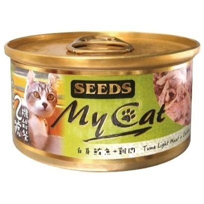 Seeds 惜時 小 My Cat 貓罐頭 85g 我的貓 機能餐貓罐 貓餐包 貓餐盒 myact-細節圖3