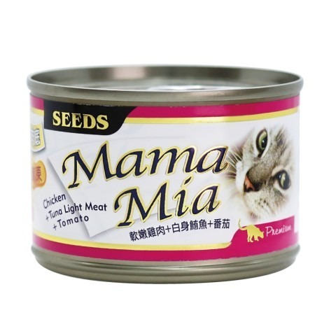 【整箱賣場】惜時 大MAMAMIA 貓罐頭 Seeds 軟凍罐 170g 白肉 貓餐包 貓餐盒 凍狀-細節圖4