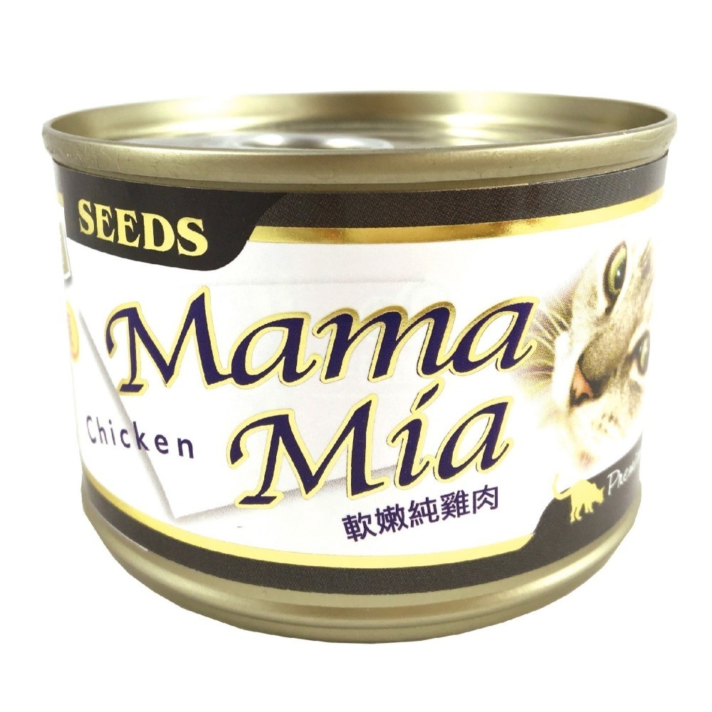 【整箱賣場】惜時 大MAMAMIA 貓罐頭 Seeds 軟凍罐 170g 白肉 貓餐包 貓餐盒 凍狀-細節圖5