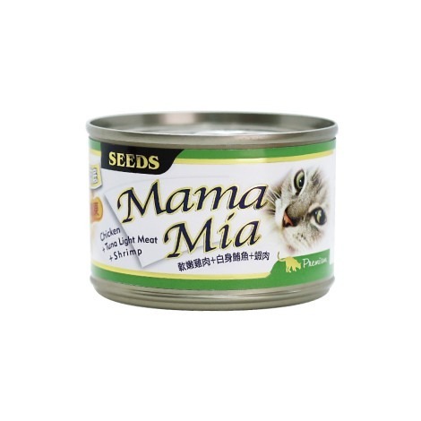惜時 大MAMAMIA 貓罐頭 Seeds 軟凍罐 170g 白肉 貓餐包 貓餐盒 凍狀-細節圖2