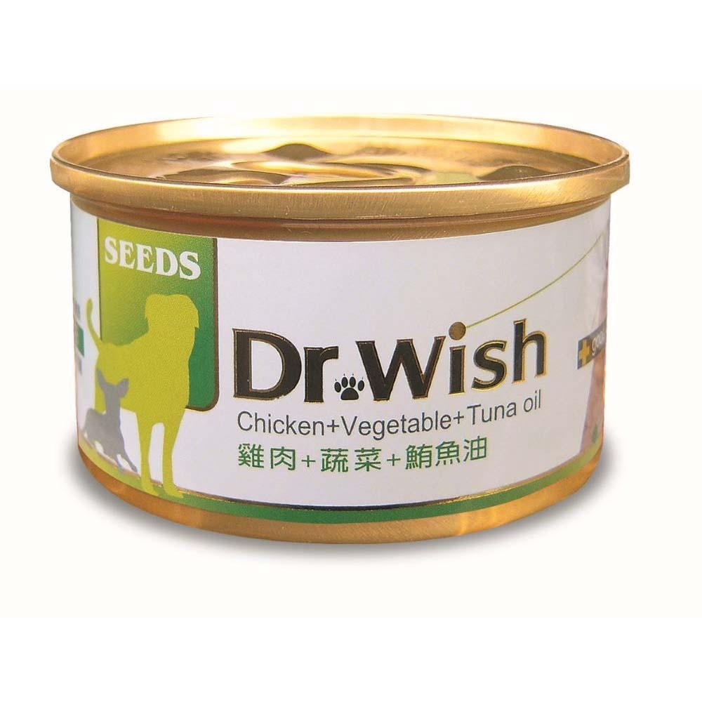 【整箱賣場】SEEDS 惜時 狗罐 Dr.Wish 85g 愛犬 泥狀 獸醫推薦 狗罐頭 Dr.dog-規格圖3
