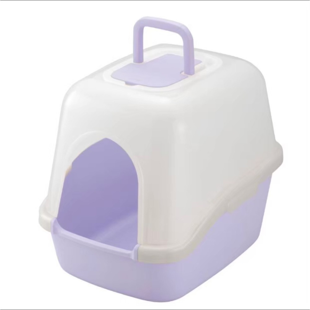 Richell 利其爾 卡羅 屋型 貓便盆 貓砂盆 便盆 貓砂 貓沙盆-細節圖2